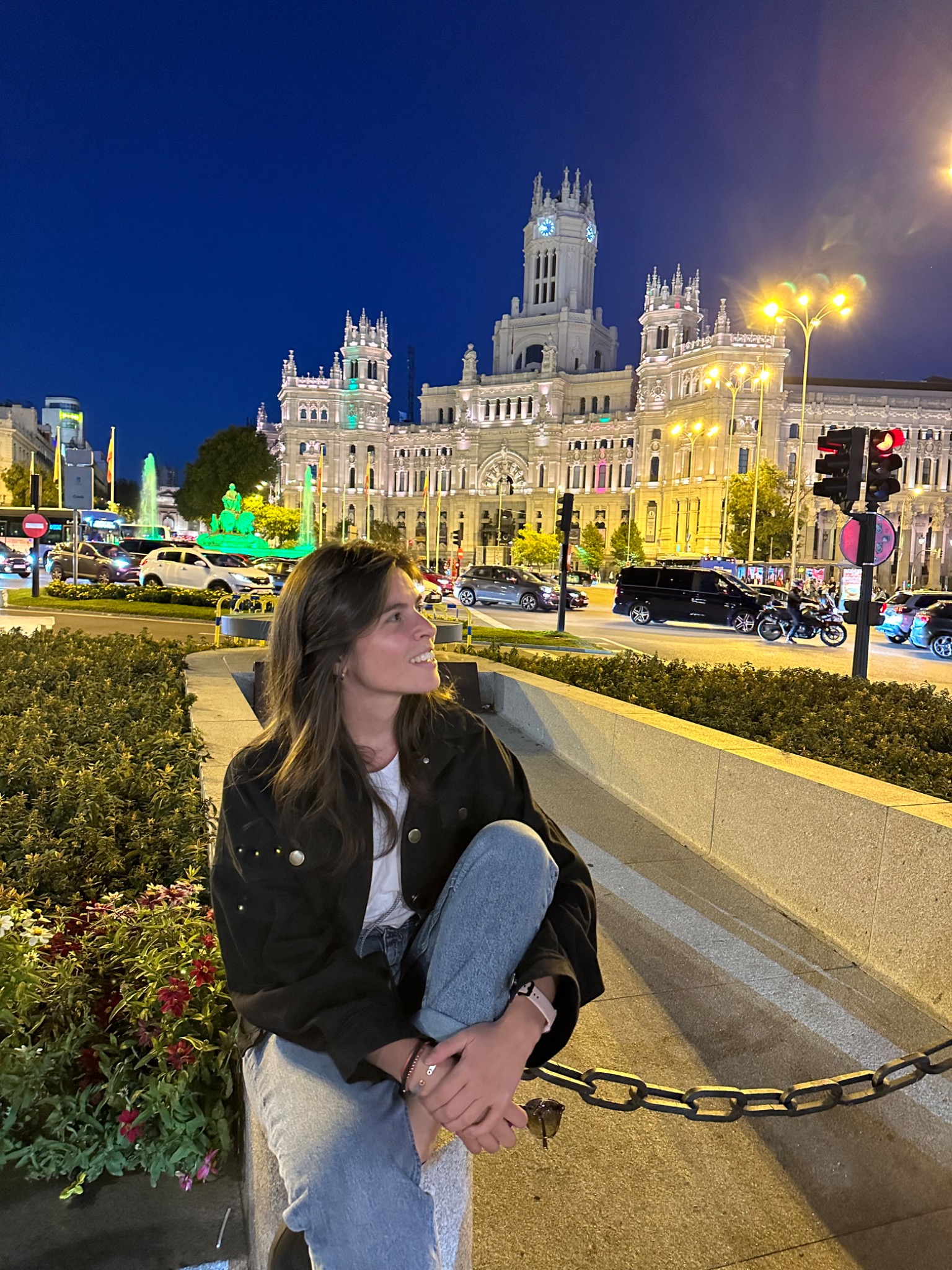 Cami Graciano disfrutando de una ciudad de noche
